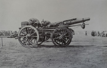 Siege weapon on the front Photo by Gusev