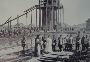 At the Shahe station, Funeral service Photo by Gusev