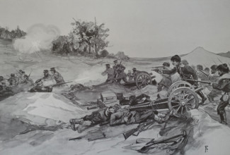 Capture of mountain guns in battles on the Shahe River Ivan Vladimirov (1869/1870-1947)