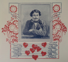 Sergei Nikolaevich Tolstoy (1826-1904) Brother of writer Leo Tolstoy Drawing by Elena Petrovna Samokish-Sudkovskaya (1862-1924)