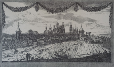 Novospassky Monastery Bernard Picart (1673-1733) Engraving before 1715