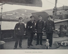 Cruiser Novik conductors Illustration from the Port Arthur Album 1904-1905, St Petersburg