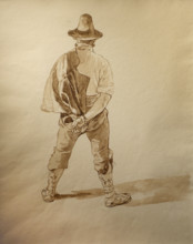 Lazzaroni Late 1820-s Bryullov Karl Pavlovich (1799-1852) Italian album