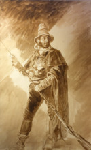 Robber cleaning a gun with a ramrod Last 1820-s Bryullov Karl Pavlovich (1799-1852) Italian album