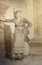 Italian from Sanino Last 1820-s Bryullov Karl Pavlovich (1799-1852) Italian album