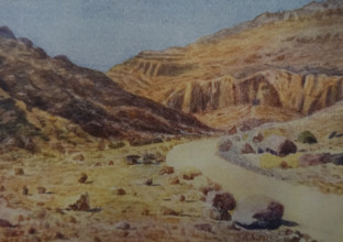 Valley of the Kings  Illustration from the book ""In the Land of Amon-Ra Essays on Egypt"" Author AN Lvov  1911