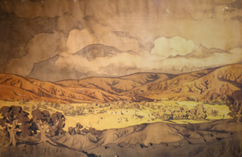 Kara-Dag in the Clouds 1925 Voloshin Maxiimilian Aleksandrovich (1877-1932)