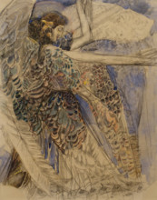 Seraphim 1904-1905 Vrubel Mikhail (1856-1910) Watercolour