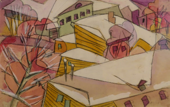 Landscape Circa 1916 Aristarkh Lentulov (1882-1943) Watercolour