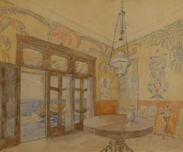 Novy Kuchuk-Koy, Yalta 1913 Pyotr Utkin (1877-1934) Watercolour