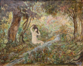 Bather 1933 Vasily Milioti (1875-1943)