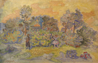 Dance on the Lawn 1910 Nikolay Sapunov (1880-1912)