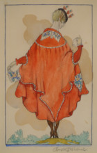 Theatrical costume design 1910s Sergei Sudeikin (1882-1946)