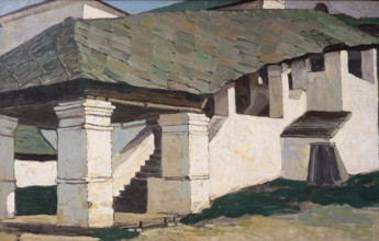 Smolensk The Porch of the Nunnery 1903 Roerich Nicholas Konstantinovich (1874-1947)