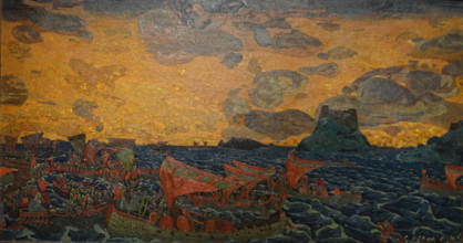 Battle 1906 Roerich Nicholas Konstantinovich (1874-1947)