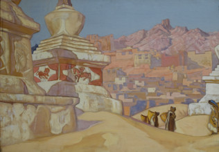 Horse of happiness 1925 Roerich Nicholas Konstantinovich (1874-1947)