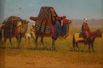 Relocation of the Kyrgyz 1869-1870 Vasily Vasilyevich Vereshchagin (1842-1904)