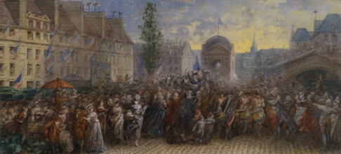 Proclamation of the Republic, September 21, 1792 Joseph Navlet (1821-1889)