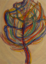 Pine Tree 1920s Mikhail Vasilyevich Matyushin (1861-1934)