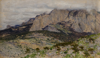 Ai-Petri (Crimea) Study 1886 Isaac Ilyich Levitan (1860-1900) Oil on paper