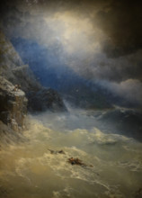Storm at Cape Aya 1899 Aivazovsky Ivan Konstantinovich (1817-1900)