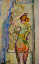 Model with a Bunch of Grapes 1908 Mashkov Ilya Ivanovich (1881-1944)