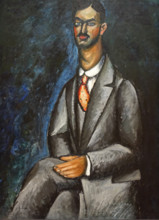Portrait of a Poet 1910 Mashkov Ilya Ivanovich (1881-1944)