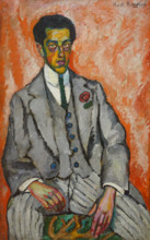 Portrait of Yefrem Kurland 1909 Mashkov Ilya Ivanovich (1881-1944)