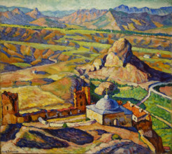 A View of the Genoese Fortress in Sudak 1917 Mashkov Ilya Ivanovich (1881-1944)