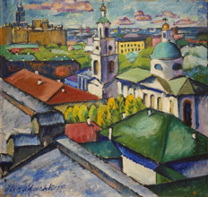 A View of Moscow Myasnitsky District 1912-1913 Mashkov Ilya Ivanovich (1881-1944)