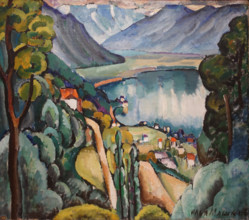 Lake Geneva Glion 1914 Mashkov Ilya Ivanovich (1881-1944)