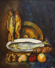 Still Life with Fish 1916 Mashkov Ilya Ivanovich (1881-1944)
