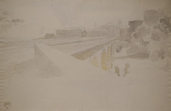 Ariccia Ponte di San Rocco Second half of the 1840s - 1850s Ivanov Aleksander Andreevich (1806-1858)