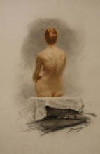 Female Model 1892 Vasiliy Polenov (1844-1927)