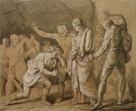 Robber's Repentance 1816 Fedor Bruni (1799-1875)