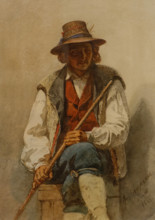 Roman Shepherd 1865 Vasiliy Vereshchagin (1835-1909)