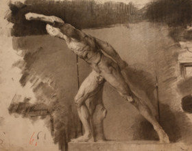Borghese Gladiator 1895 Mikhail Shemyakin (1875-1944)