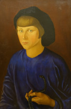 Portrait of Mstislav Kirichenko-Astromov 1920 Pestinsky Boris Vladimirovich (1903-1943)