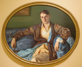 Portrait by Mefody Georgievich Lukyanov (1892-1932) 1918 Konstantin Andreevich Somov (1869-1939)