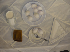 White Still Life 1936 Leonid Terentievich Chupyatov (1890-1941)