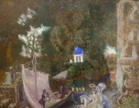 In the park 1907 Sergei Yuryevich Sudeikin (1882-1946)