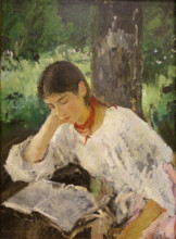 Portrait of Adelaida Simonovich, the artist's cousin 1889 Valentin  Serov (1865-1911)