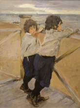 Children 1899 Valentin Aleksandrovich Serov (1865-1911)