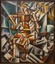 Man + Air + Space 1913 Lyubov Popova (1889-1924)