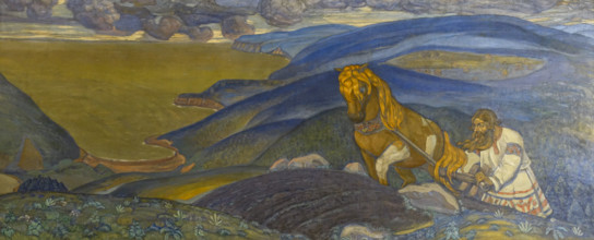Mikula Selyaninovich 1910 Nicholas Roerich (1874-1947)