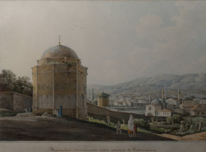 Crimea Bakhchisaray Tomb Monument near Bakhchisaray Palace 1835 Nikanor Chernetsov (1804-1879)