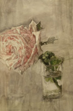 Rose 1904 Vrubel Mikhail (1856-1910) Watercolour and graphite pencil on paper