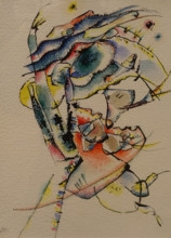 Abstract composition 1915-1917 Kandinsky Wassily (1866-1944) Watercolor