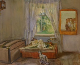 In the Children's Room 1898 Konstantin Somov (1869-1939) Watercolor