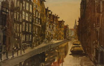 Amsterdam 1913 Anna Ostroumova-Lebedeva (1871-1955) Watercolour